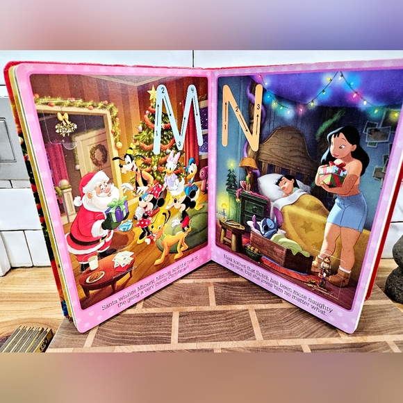 Disney C is for Christmas First Words and ABC Letter Trace & Flap Book - Picture 3 of 6